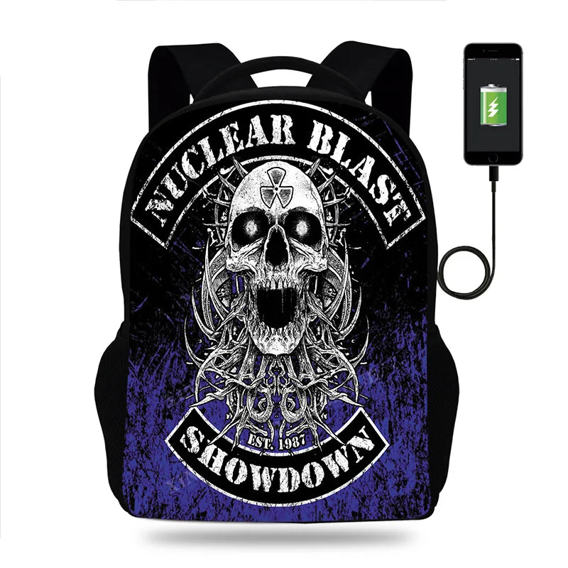 3D Printed Nightmare Before Christmas School Backpack for Boys Girls