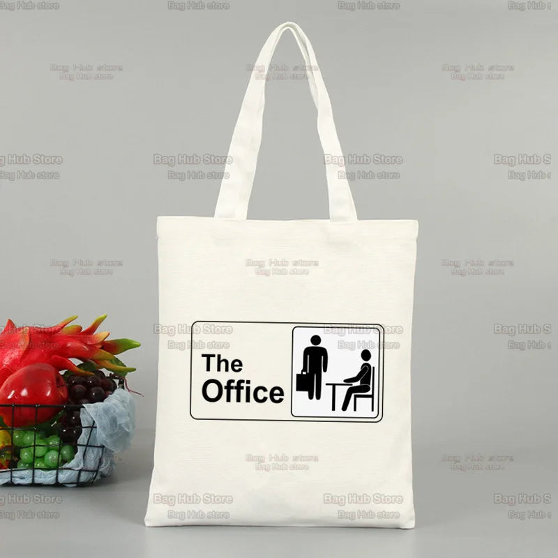 The Office Dunder Mifflin Dwight Reusable Shopping Bag Tote Bag
