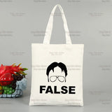 The Office Dunder Mifflin Dwight Reusable Shopping Bag Tote Bag