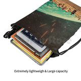 Others Backpack Drawstring Bags Gym Bag Waterproof Vintage Retro Surreal People