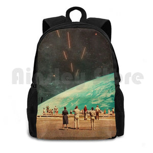 Vintage Retro Hiking Backpack Waterproof Camping Travel