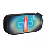 Anime Zipper Pen Bag with Puzzle Escape Design