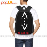 The Pit (Cukur) Backpack Large Capacity Bookbag Beach Bag Gym Tote Bag