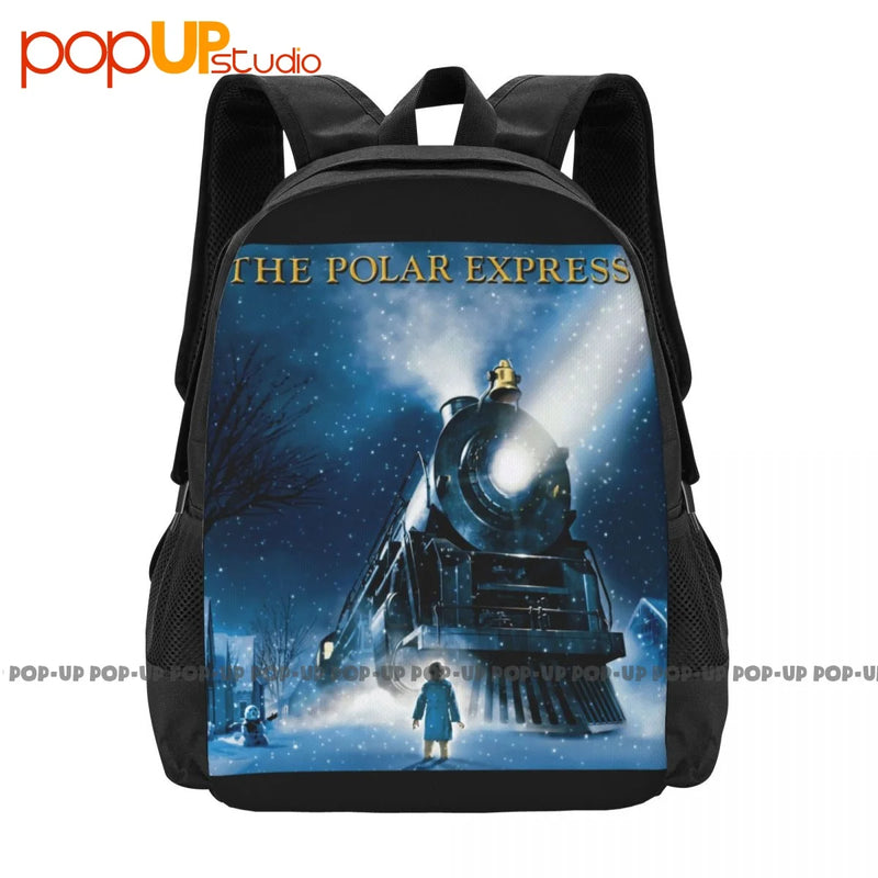 Polar Express Movie Train Backpack Large Capacity Portable Style