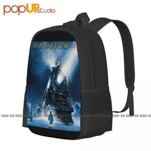 Polar Express Movie Train Backpack Large Capacity Portable Style