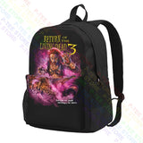 Living Dead Poster Large Capacity Backpack Gym Schoolbag