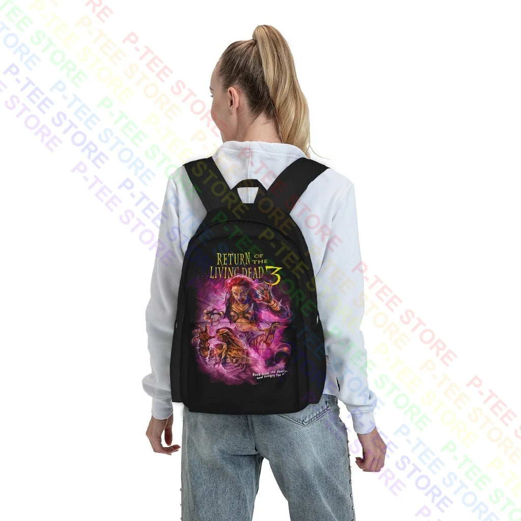 Living Dead Poster Large Capacity Backpack Gym Schoolbag