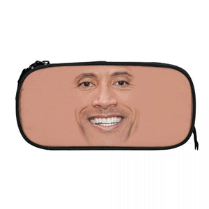 The Rock Face Pen Box Student School Anime Zipper Pen Bag
