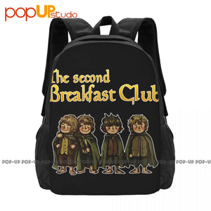 Second Breakfast Club Adventure Hobbits Backpack Large Capacity