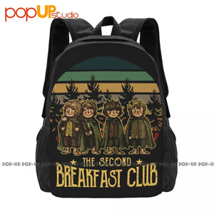Second Breakfast Club Adventure Hobbits Backpack Shoe Bag Eco Friendly