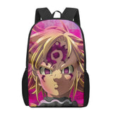 7 Deadly Sins School Bag Print Backpack 16 Teenage Boys Girls Book Bag