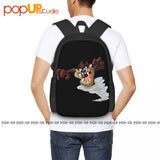 Taz Cartoon Movie Animal Backpack Large Capacity School Sport Bag