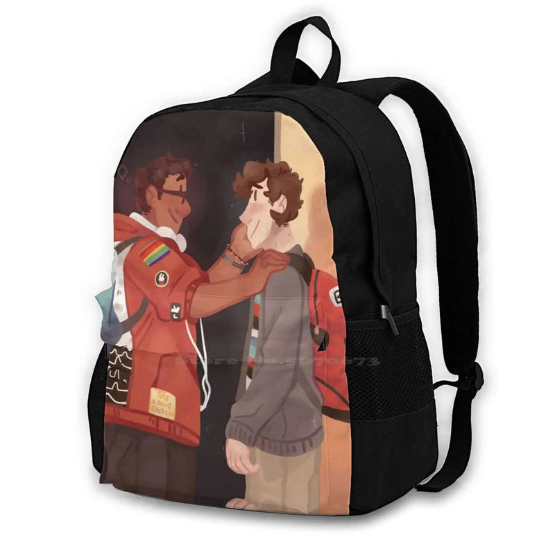 Touch Bag Backpack For Men Women Girls Teenage Be More Chill Musical