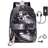 Umbrella Academy USB Charging School Backpack