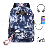 Umbrella Academy School Bag Boys Girls Backpack Orthopedic Junior Capacity
