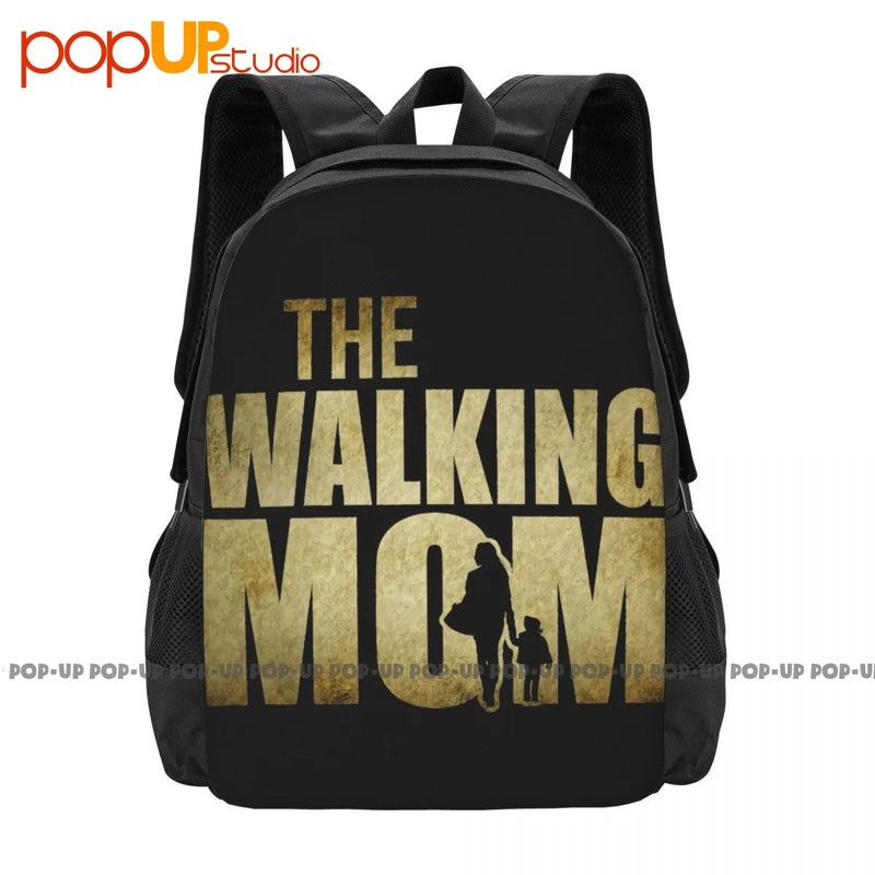 The Walking Mom Mother & Daughter Family Backpack Gym Tote Bag