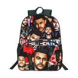 The Weeknd 16 Inch School Backpack Student Boys Girls School Bags