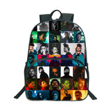 The Weeknd 16 Inch School Backpack Student Boys Girls School Bags