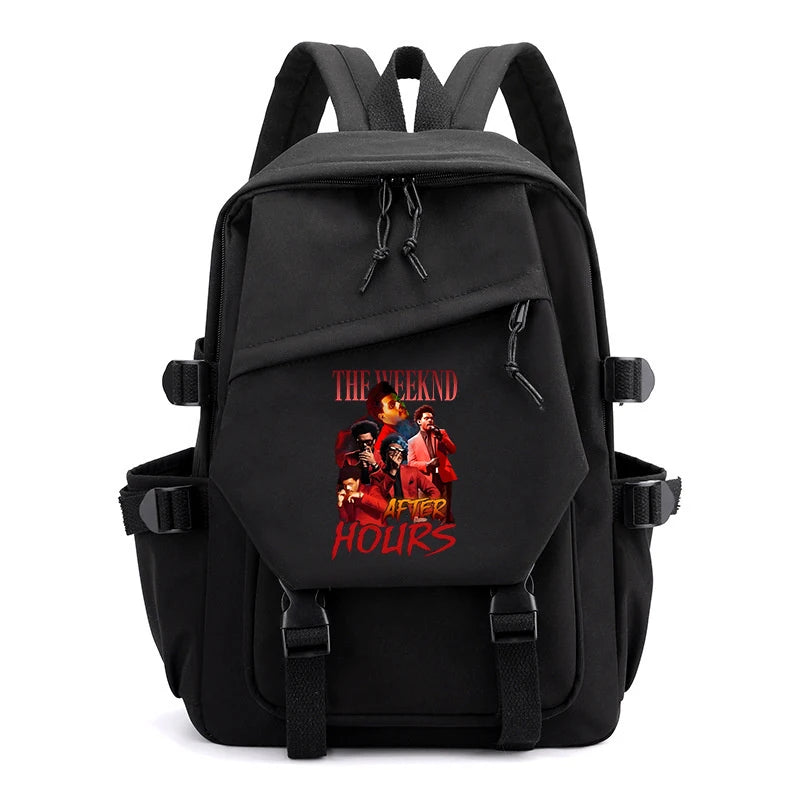 The Weeknd Backpacks Teens Hot Schoolbags Vintage