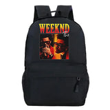 The Weeknd Print Backpacks Teenager School Bag Schoolbags for Girls Boys