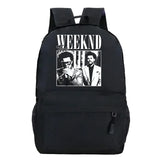 The Weeknd Print Backpacks Teenager School Bag Schoolbags for Girls Boys