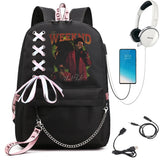 The Weeknd Teenager Backpacks Hot Vintage Schoolbags Girls Boys Harajuku