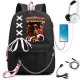 The Weeknd Teenager Backpacks Hot Vintage Schoolbags Girls Boys Harajuku