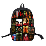 The Weeknd USB Backpack Hip Hop Rapper Bookbag School Bags