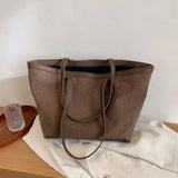 High-Capacity Canvas Shoulder Bag for Students