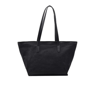 High-Capacity Canvas Shoulder Bag for Students