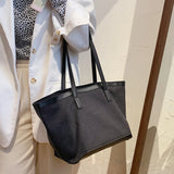 High-Capacity Canvas Shoulder Bag for Students