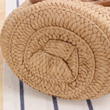 Cylindrical Hand-Carried Crossbody Straw Woven Bag