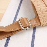 Cylindrical Hand-Carried Crossbody Straw Woven Bag
