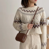 Retro Crossbody Shoulder Bag Mini Square Handbag