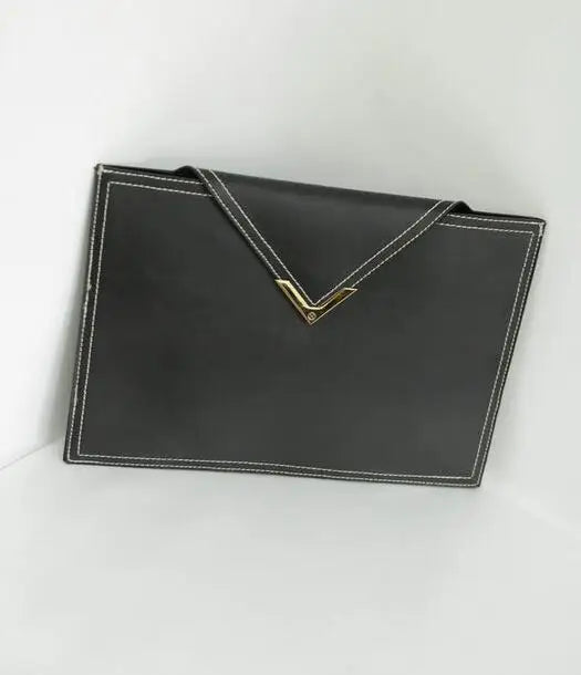 Vintage Envelope Bag Clutch Briefcase Men Women Handbags