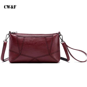 Women's Soft Leather Shoulder Small Diagonal Bag