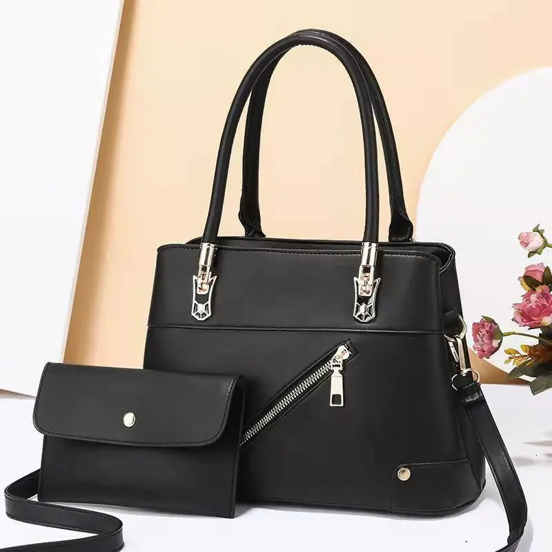 Large Capacity Textured Diagonal Female Bag