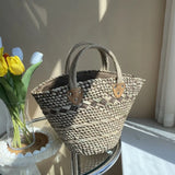 Retro Aquatic Straw Woven Bag