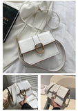 One-Shoulder Large-Capacity Horseshoe Buckle Bag