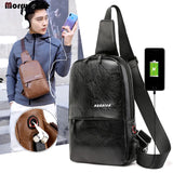 Men's Chest Pack Sports Bag Shoulder Bag Messenger Bag Large Capacity Backpack