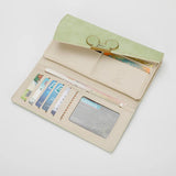 Frosted Long Wallet QQ Mouse Inclined Cover Wallet 3 Fold Women's Long Wallet