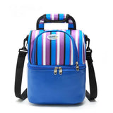 Thermal Double Layer Lunch Bags for Kids Food Picnic Cooler Bags