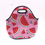 Print Neoprene Lunch Bag for Women Kids Cooler Insulation Lunch Box