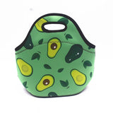 Print Neoprene Lunch Bag for Women Kids Cooler Insulation Lunch Box