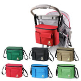 Insulated Baby Diaper Bag Stroller Waterproof Nappy Changing Mommy Bag