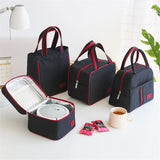 Thermal Lunch Bag Women Portable Insulated Cooler Bento Tote