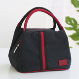Thermal Lunch Bag Women Portable Insulated Cooler Bento Tote