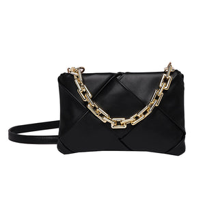 Thick Chain Handbag Bag Women's Bag Single Shoulder Small Square Bag