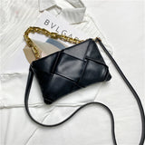 Thick Chain Handbag Bag Women's Bag Single Shoulder Small Square Bag