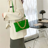 Thick Chain Handbag Bag Women's Bag Single Shoulder Small Square Bag